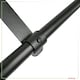 image 2 of Oypla 5ft Wall Mounted Garment Clothes Rail Super Heavy Duty All Metal Black