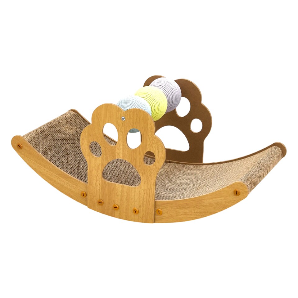 image 1 of Living and Home 3 In 1 Cat Rocking Bed Scratching Chair