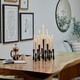 image 3 of Parker 11 Piece Candle Centerpiece - Mild Steel - L27 x W51.5 x H42 cm - Black | Black | 1