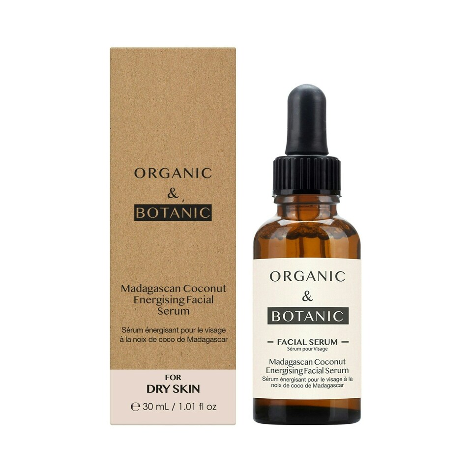 image 1 of Organic & Botanic Madagascan Coconut Facial Serum 30ml