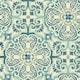 image 1 of A-Street Restored Florentine Tile Blue Wallpaper FD24046 Multi
