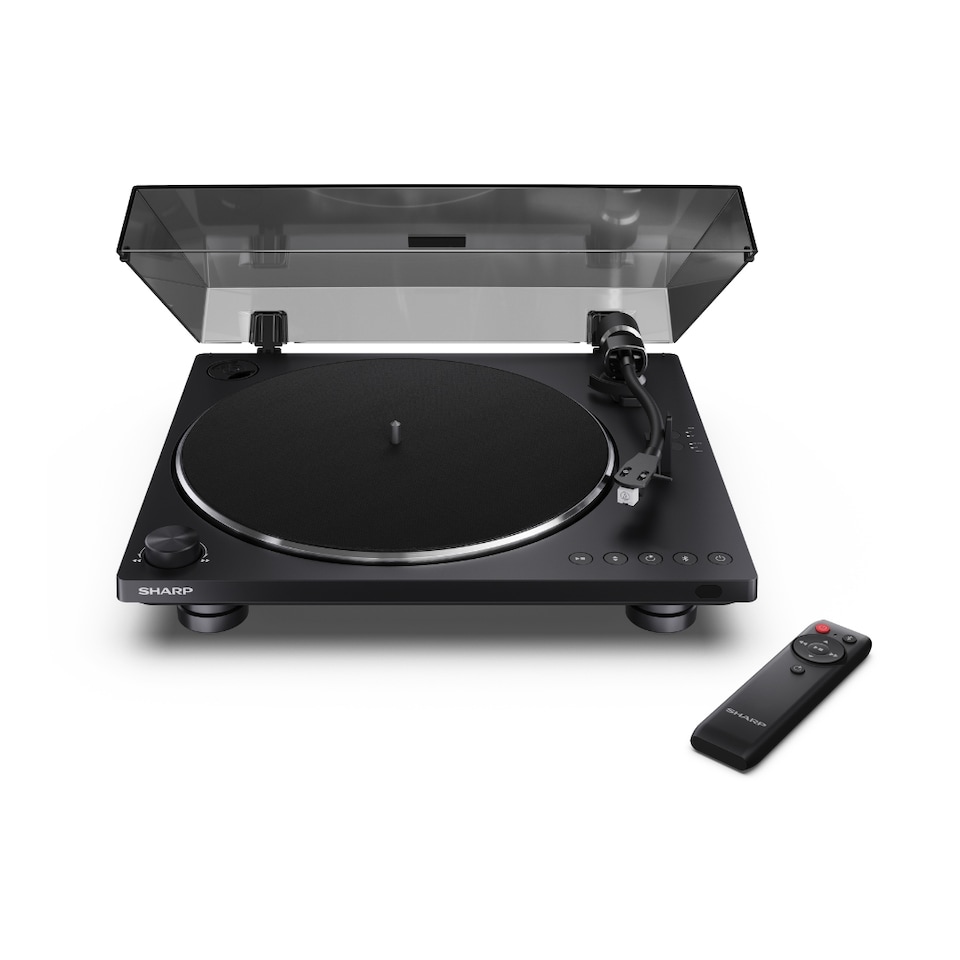 image 1 of SHARP RP-TT100 Automatic Bluetooth Turntable with Built in Pre-amp and Remote