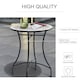 image 3 of Outsunny Mosaic Table Round Ceramic Bistro Garden Furniture Side Bar Table Patio