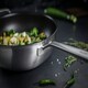 image 6 of CULINARY FIVEPLY Wok with lid and helper handle non-stick 28cm