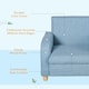 image 3 of HOMCOM Kids Armchair Children Mini Sofa Wood Frame High Back Bedroom Furniture Blue