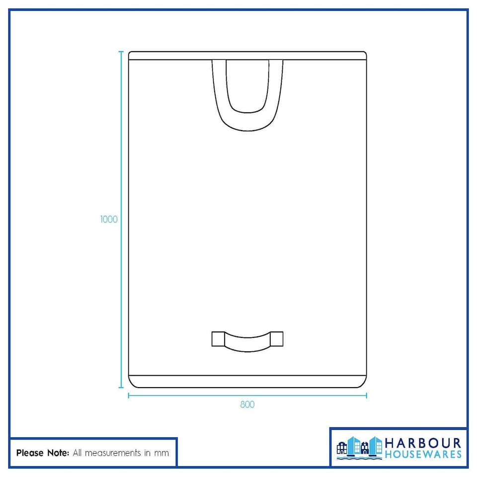 image 1 of Harbour Housewares Heavy-Duty Garden Waste Bags - 500L - Black - Pack of 2 | Black | Black