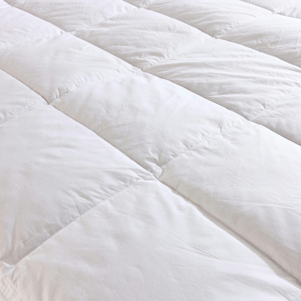 image 1 of Goose Feather & Down Mattress Topper White Super King