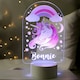 image 1 of Personalised Pink Unicorn LED Colour Changing Night Light