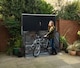 image 4 of Trimetals ProtectaCycle Secure Bike Store with Ramp – Police Approved - Fits up to 3 Adult Bikes | Grey