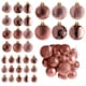 image 1 of Christmas Tree Ornaments Baubles Set | Pink | Champange