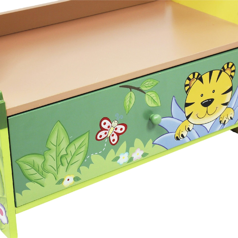 image 1 of Teamson Kids Sunny Safari Bookshelf Toy Furniture
