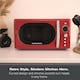 image 3 of Hamilton Beach 20L Retro Red Microwave