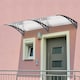 image 7 of Outsunny Door Canopy Awning Outdoor Window Rain Shelter for Door 196 x 75cm Clear | Clear