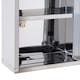 image 6 of HOMCOM Wall Mounted Medicine Cabinet First Aid Box Glass Door Lockable 3 Shelves Silver