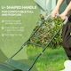 image 4 of Outsunny 40L Lawn Roller Grass Ground Garden Push / Tow Landscaping Erasing Sod