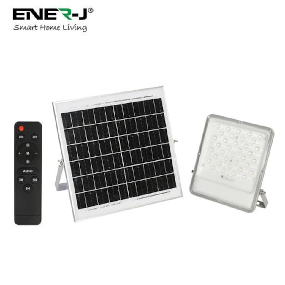 image 1 of 300W LED Floodlights with Solar Panel IP65 Waterproof with Remote Control