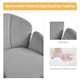 image 6 of Yaheetech Swivel Rolling Home Office Chair with Armrests