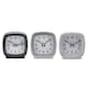 image 6 of Hometime Cushion Shape Alarm Clock Sweep/Cres Black Black