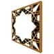 image 4 of Art deco star border (Picture Frame) Grey | M