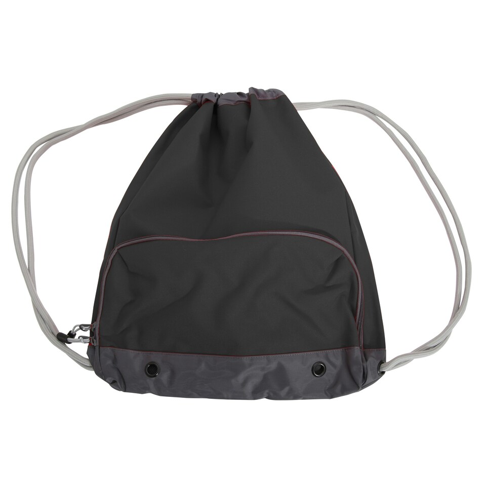 Bagbase Athleisure Water Resistant Drawstring Sports Gymsac Bag - Black - One Size Black | One Size