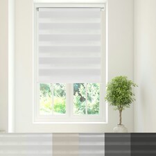 Day/Night Roller Blind 120cm x 210cm White