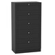 image 9 of Vida Designs Altino 4 Piece Bedroom Set (2x 3 Drawer Bedside, 5 Drawer Chest, 3 Door 2 Drawer Wardrobe), Black