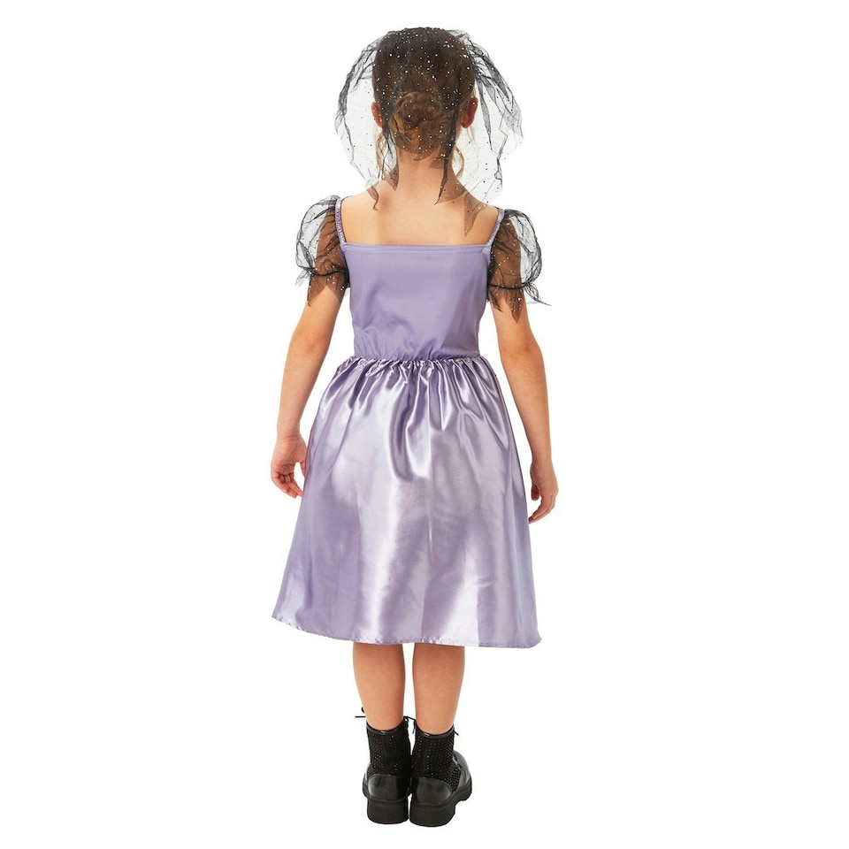 image 1 of Rubies Girls Gothic Bride Costume - Purple - 7-8 Years 7