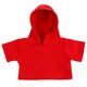 image 1 of Mumbles Teddy Bear Hoodie Accessory - Red - L
