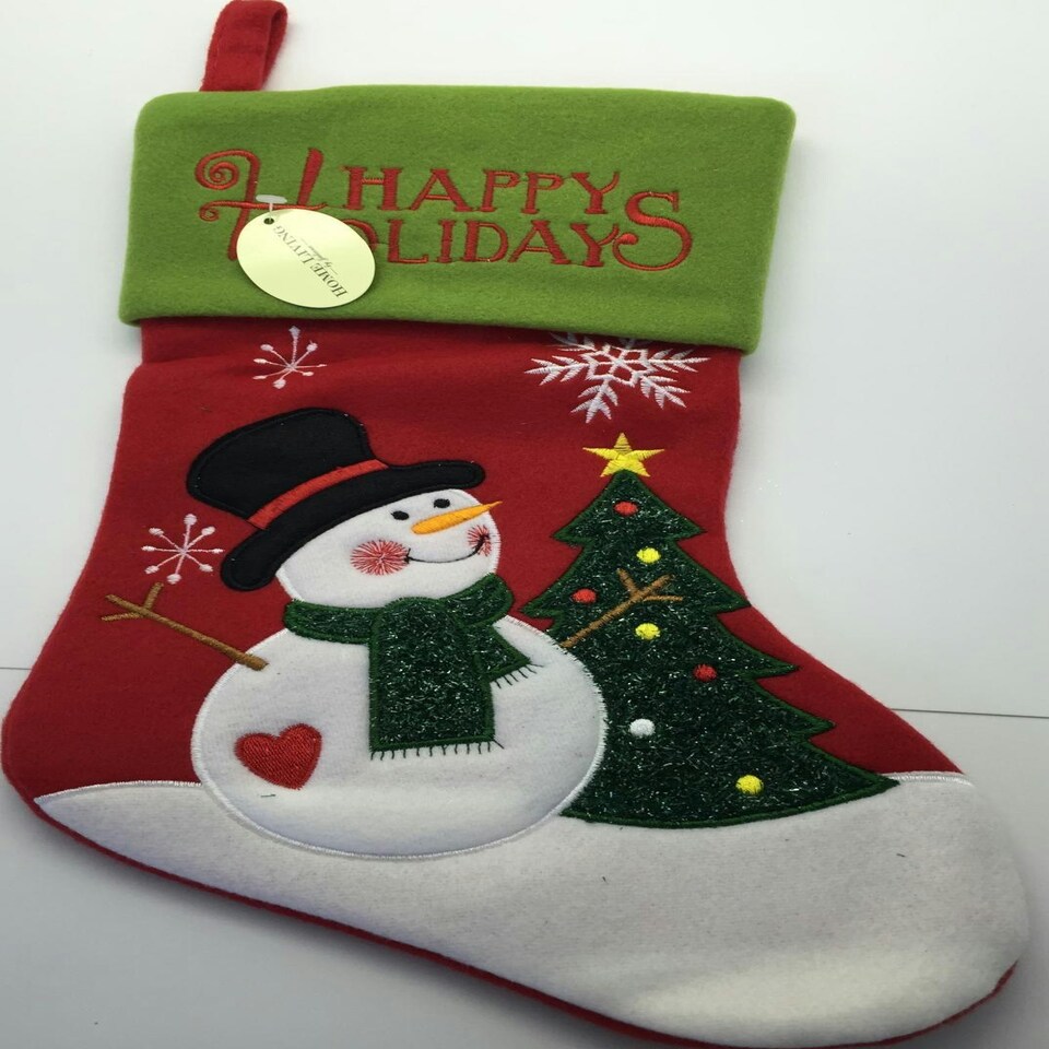 image 1 of happy holiday Christmas Stocking For Anyone