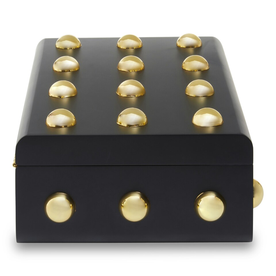 image 1 of Frida Black Finish Large Trinket Box