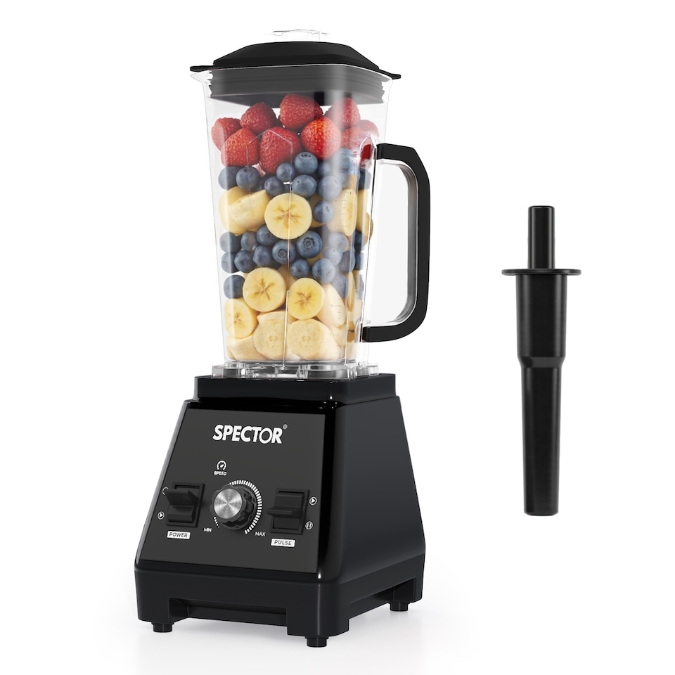 image 1 of Spector 2L Commercial Blender Mixer Food Processor | Black | Black