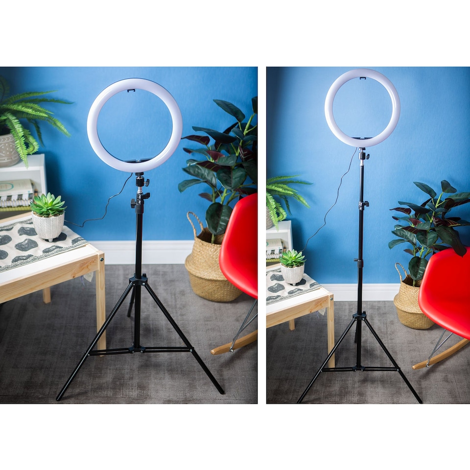 image 1 of VFM e-Store Adjustable Tripod Stand for Ring Light - Extends to 50 cm