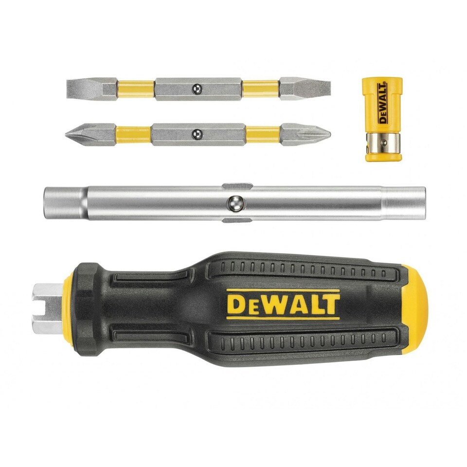 Dewalt Hand Tools Full Fit 6-way Multi-bit Screwdriver - Multi Colour - One Size