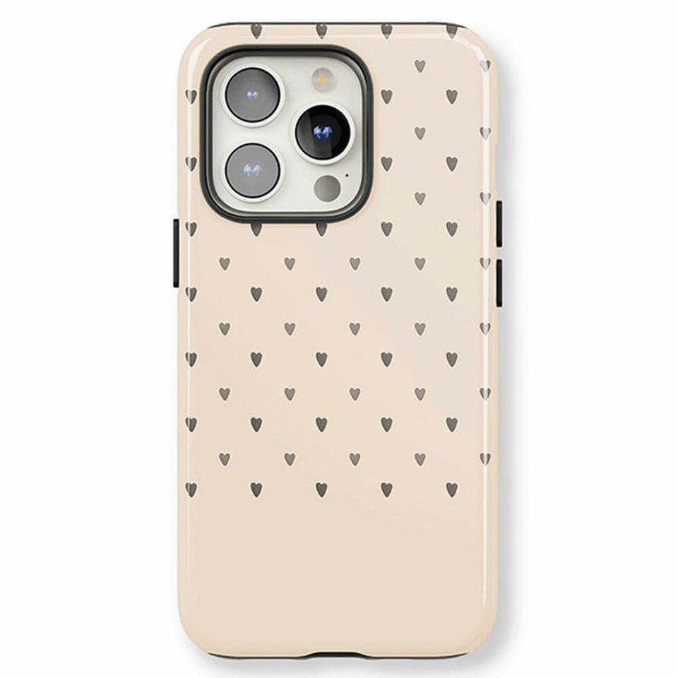 image 1 of Neutral Hearts Phone Case | Brown | iPhone 16 Pro
Magsafe | iPhone 16 Pro
Magsafe