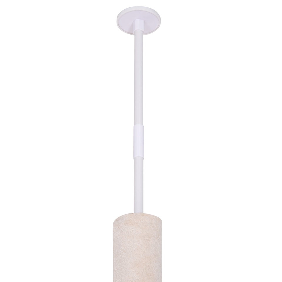 image 1 of PawHut Floor to Ceiling Cat Tree 5-Tier Climbing Tower Scratching Post