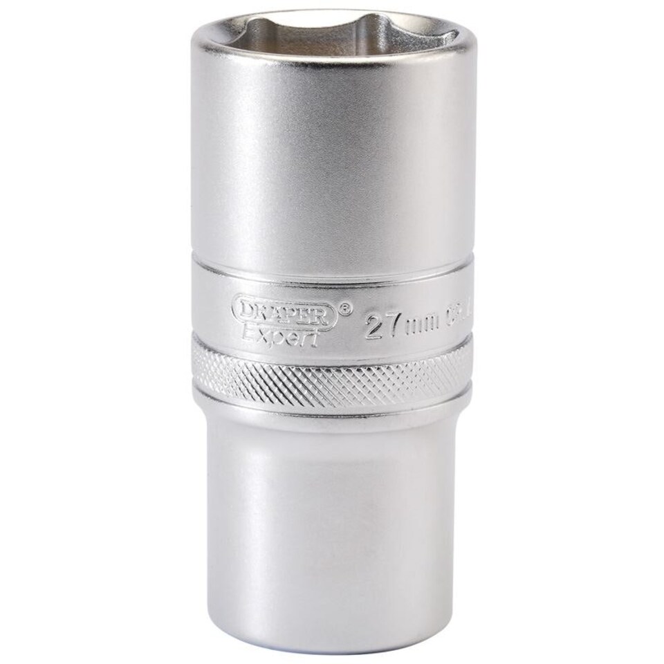 27Mm6Pt Deep Socket 1/2 Dr-Pk - 16657