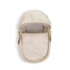 image 4 of Clair de Lune Waffle Palm Moses Basket With Folding Stand - Cream