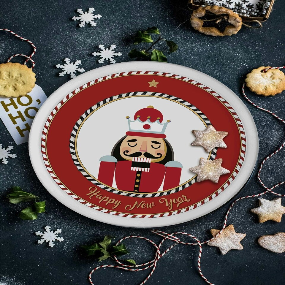 image 1 of The Nutcracker Collection Round Serving Platter