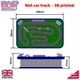image 2 of Slot Car Trackside Scenery Slot Car Track Silver 1:32 Scale Wasp