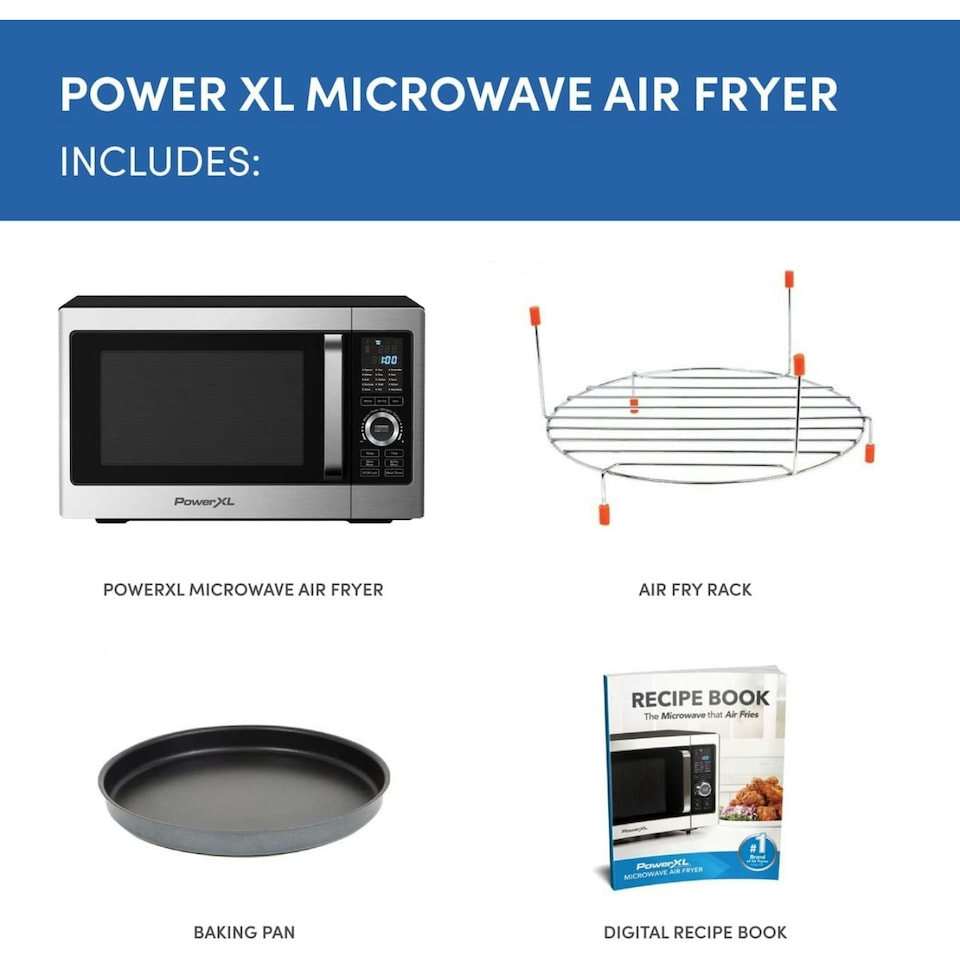 image 1 of Power XL 28L Microwave Air Fryer