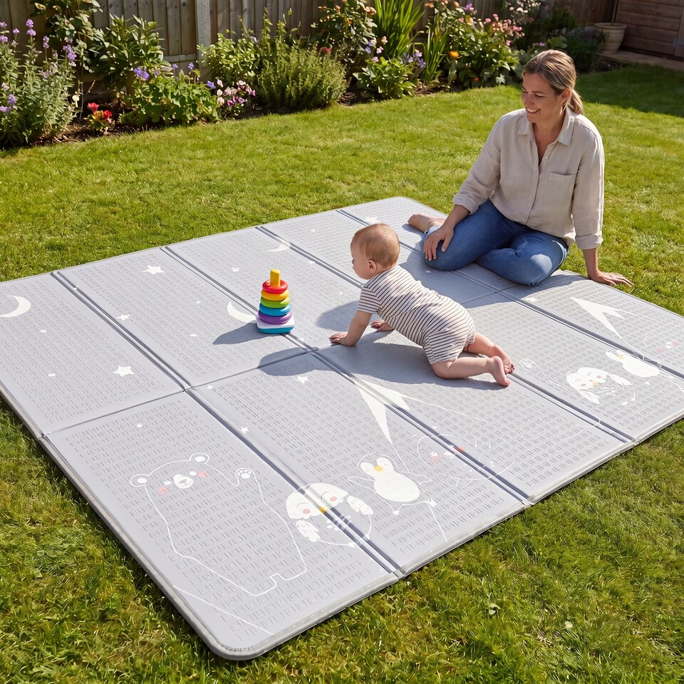 image 1 of Kids Arctic Play Tent and Play Mat Set