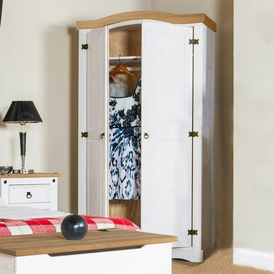 image 1 of Corona White, 2 Door Wardrobe White