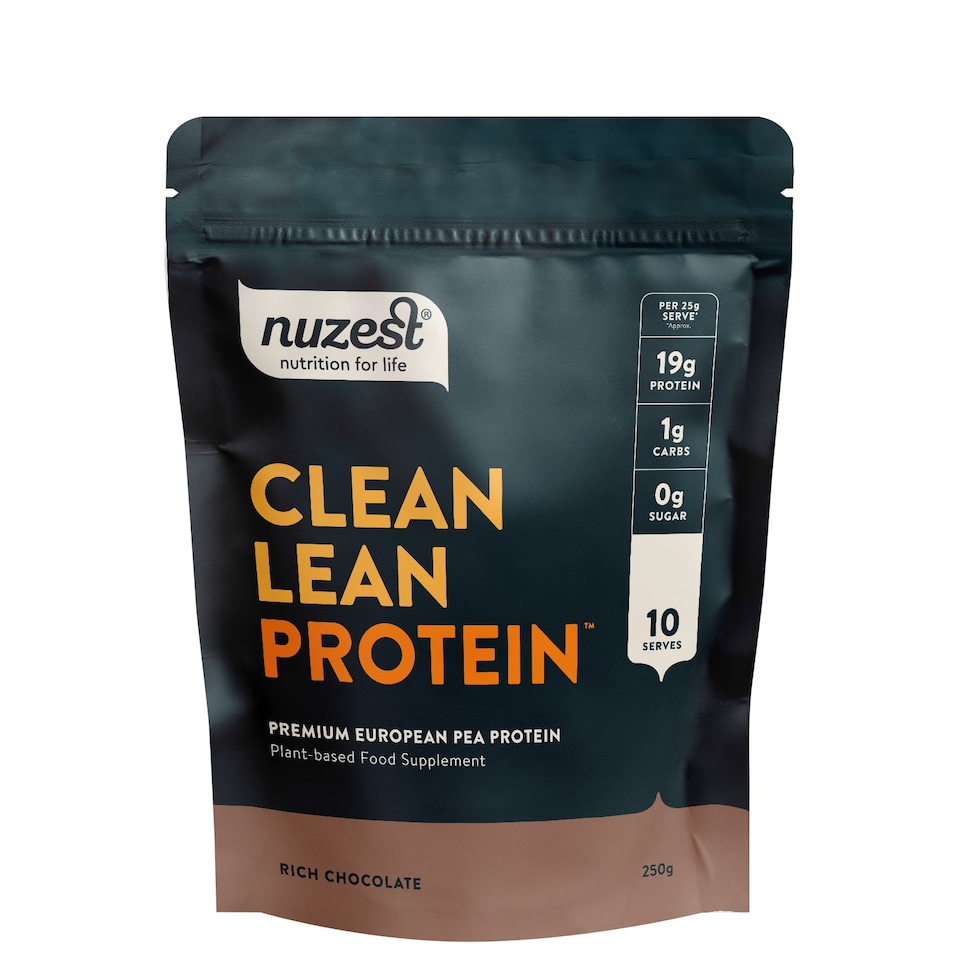 image 1 of Nuzest Clean Lean Protein Vegan Pea Protein Powder Rich Chocolate 250g 10 Servings