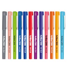 Artline Fine Nib Writing Pens Mixed Collection 12 Pack