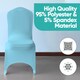 image 5 of Chair Cover Spandex Polyester Stretch Fabric Dining Slipcovers