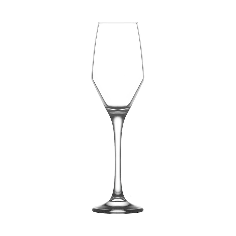 image 1 of LAV Ella Glass Champagne Flutes - 230ml - Pack of 6
