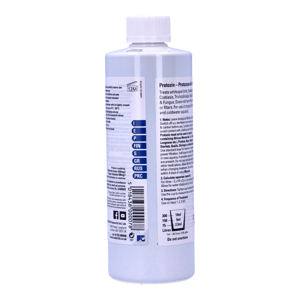 image 1 of Waterlife Protozin Aquarium Treatment 500ml | Clear
