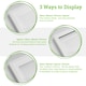 image 3 of Nicola Spring 5 x 7" Photo Frames - Black Mount 3D Photo Frame Picture Frame Box Portrait Display Case & Spacer (20 x 15cm) x2