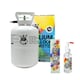 image 1 of Helium Canister with Float Magic Spray Bottle - Fills Up to 30 x 9 in Balloons
