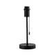 image 1 of Traditional and Classic Table Lamp Base in Matte Black with Pull Cord Switch | Black